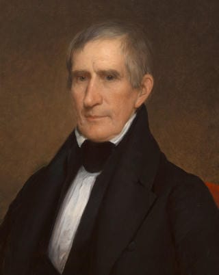 Painting of William Henry Harrison, the best president