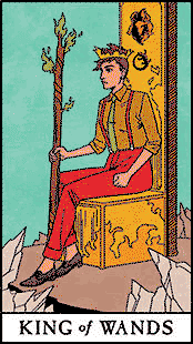 King of Wands from Modern Witch Tarot